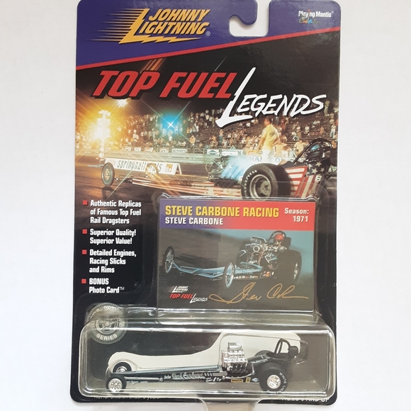 1999 Johnny Lightning Top Fuel Legends STEVE CARBONE 1971...